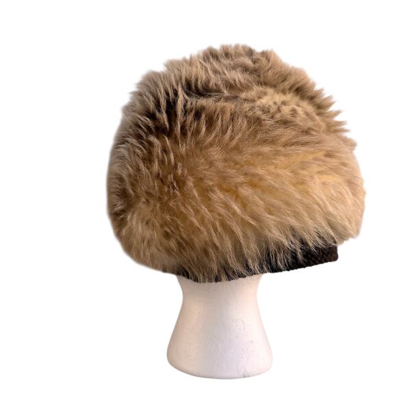 Vintage Westbury Fur Hat 1950s 60s Halle Bros Co Plush Winter EUC